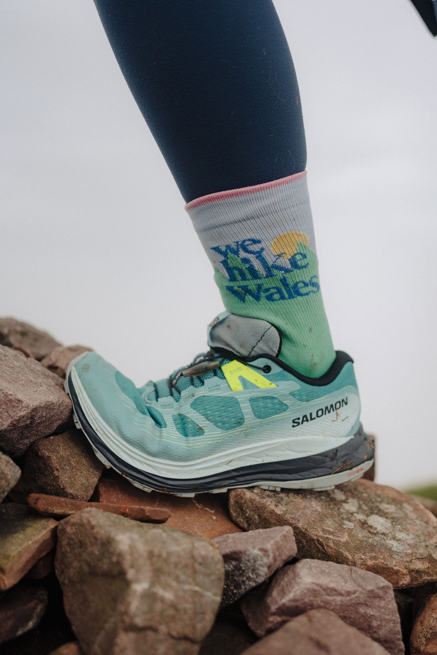 We Hike Wales socks