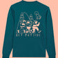 Unisex Run Sweatshirt in Green