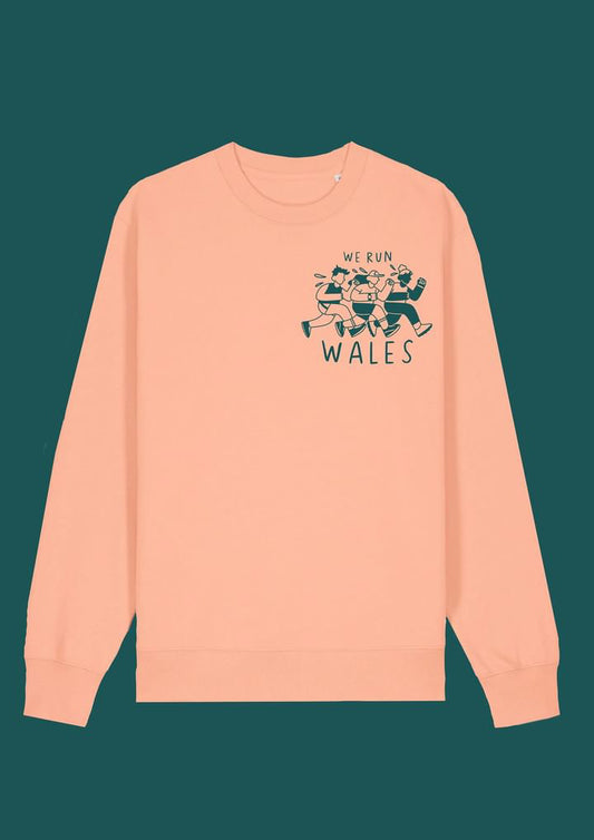 Unisex Run Sweatshirt Peach