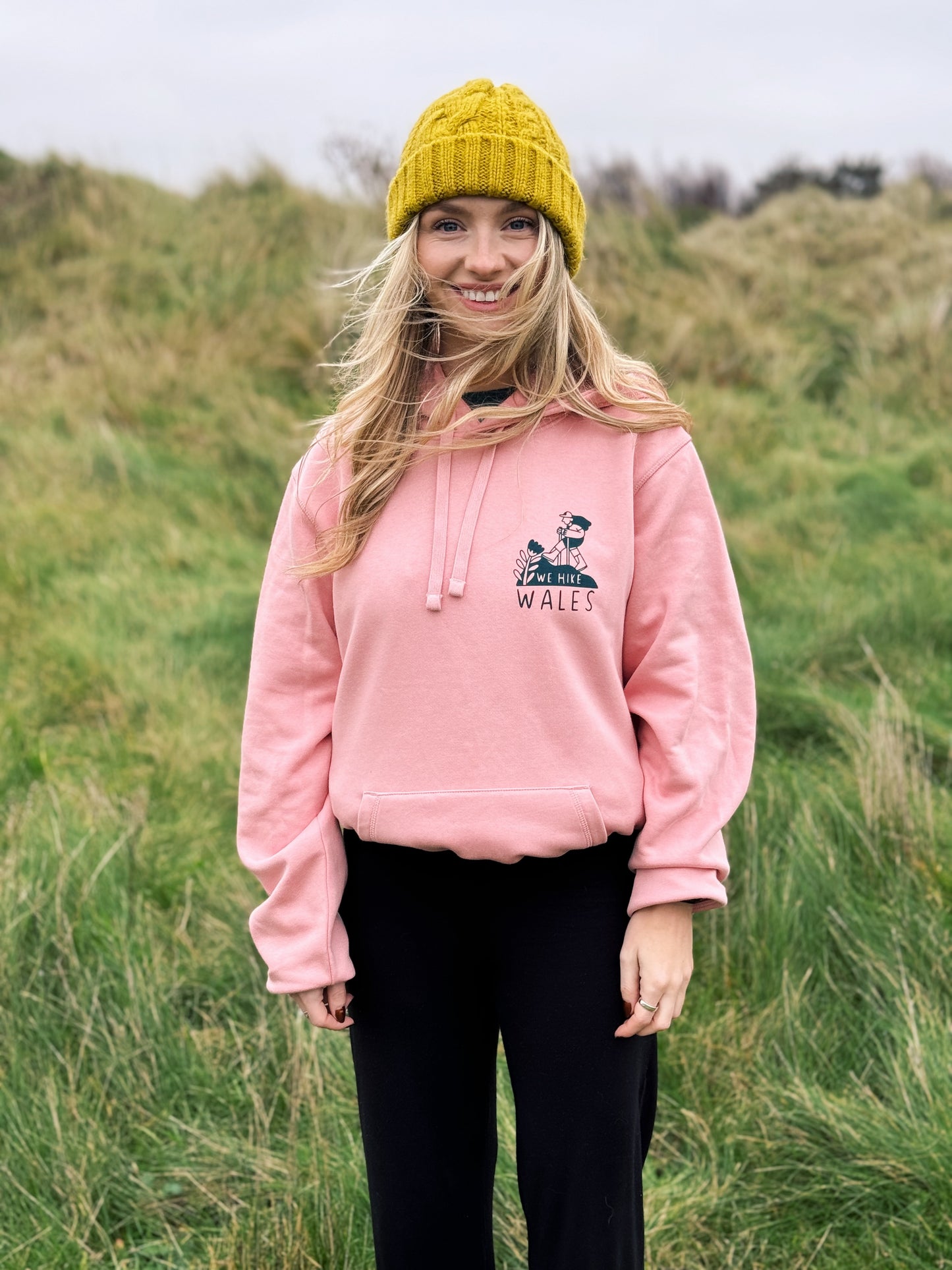 Unisex Hike Hoodie in Pink