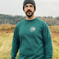 Unisex Run Sweatshirt in Green