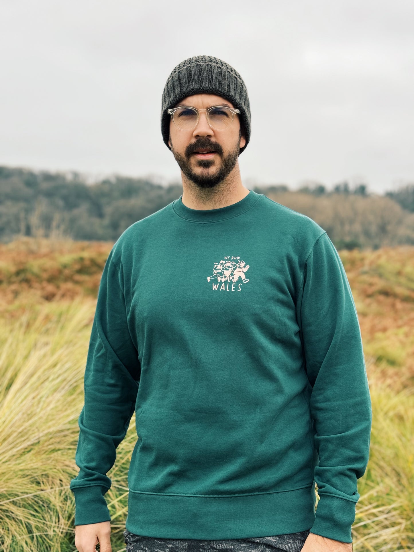 Unisex Run Sweatshirt in Green