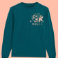 Unisex Run Sweatshirt in Green