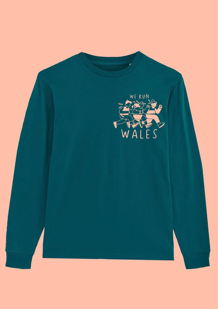 Unisex Run Sweatshirt in Green