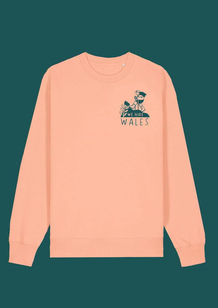 Unisex Hike Sweatshirt in Peach