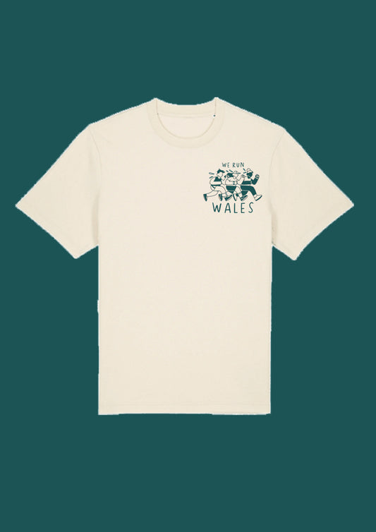 Unisex Run Tee in Natural
